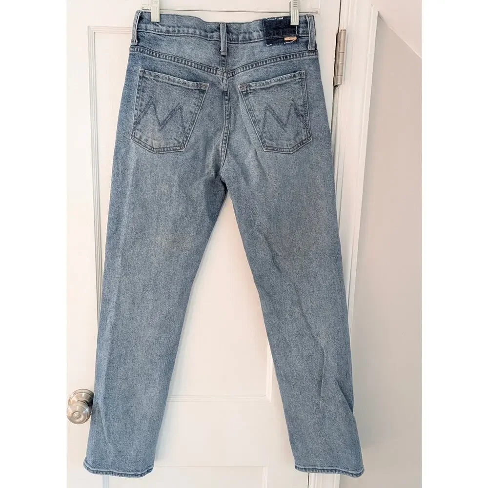 Mother Jeans / HIGH WAISTED HIKER HOVER Straight Leg Jeans / Wild & Free Wash